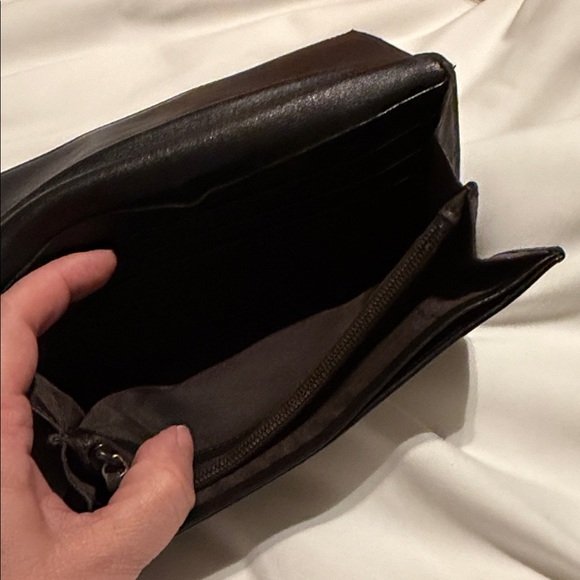 Fendi Brown Zucca FF Logo Continental Wallet with Silver Buckle - Picture 9 of 11